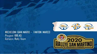 Rally San Martino di Castrozza 2020 - Micheloni / Fanton - MRC Sport
