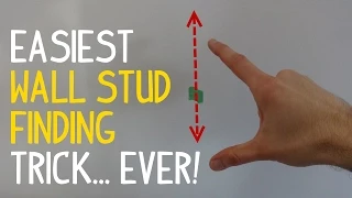 Super Easy Wall Stud & Ceiling Joist Finding Trick