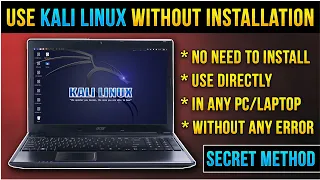 How to Dual Boot Kali Linux With Windows Without Installation 2024⚡Use Kali Linux Without Install🤯