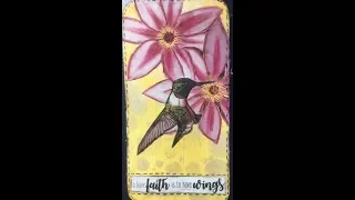 ICAD 26 To Have Faith- A Tutorial Using Collaged Pictures and Inktense Pencils