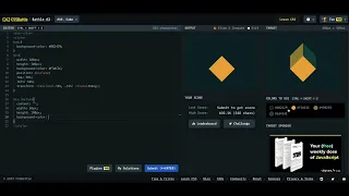 CSSBattle / Battle #3 / #19 . Cube