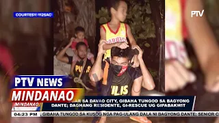 Ubang lugar sa Davao City, gibaha tungod sa TS Dante; daghang residente, gi-rescue ug gipabakwit