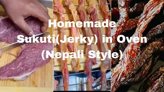 How to make Sukuti in Oven|| Jerky || Nepali Style ||Dry Meat|| Abroad life || Nepali Family