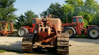 Allis Chalmers HD20 fired up again.  July 28, 2021