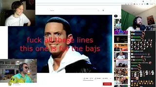 Forsen (and a few others) react to EMINEM - FORSEN DISS PART 2