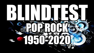 Blindtest International easy - 1950-2020 - Pop rock (guess the song)