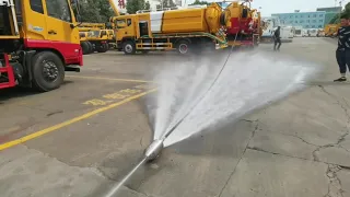 Vacuum tanker Sewer Jetting Truck,www.truckinchina.com
