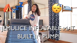Inflatable Sleeping Mat with Built-in Pump & Pillow Product Review