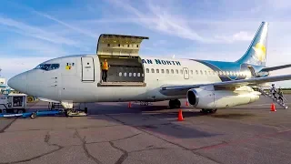 FLYING A CLASSIC BOEING 737-200 COMBI IN 2018 | Canadian North Yellowknife to Edmonton