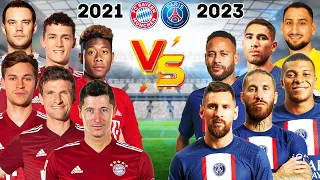 2021 Bayern Munich 🆚 2023 PSG (Lewandowski, Neuer, Messi, Mbappe)