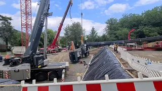 Schutzengel machen Überstunden - Kranbergung in Boppard: um Haaresbreite an der Katastrophe vorbei