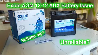 #exidebattery AGM 12-12 AUX Battery Issue #exide #cls55 AMG W219 C219 Battery Convenience Issue