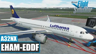 Amsterdam - Frankfurt | Microsoft Flight Simulator | Lufthansa A320neo | VATSIM | PACX