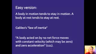 4.2 Newtons First Law