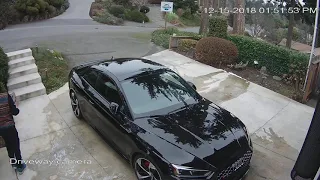 Package thief caught by bad ass neighbor