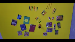 DIY 8 Útiles Escolares Miniatura | Como hacer útiles escolares miniatura