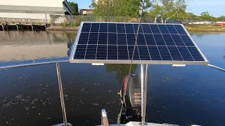 How To Install A Solar Panel - On An O'day 25 Sailboat  |  E59