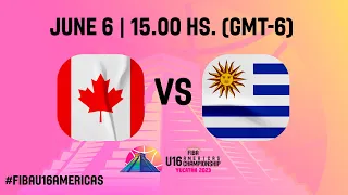 Canada v Uruguay | Full Basketball Game | FIBA U16 Americas Championship 2023