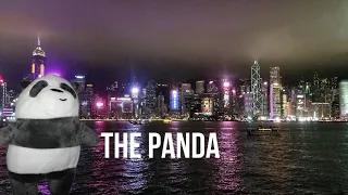 The Plushy Adventures in Hong Kong - with the amazing light show.