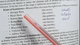 Rasa Theory in Bharat Muni's 'Natyashastra'
