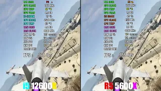 i5 12600K vs R5 5600X - Test in 9 Games