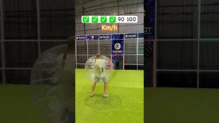 Zorb Ball Speed Challenge: Rolling to 100 km/h Inside the Bubble🎈#footbot #zorbing #challenge