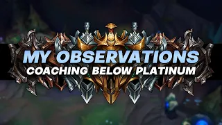 5 Learnings From Teaching Bronze, Silver & Gold Players