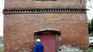 Водонапірна башта у Ставищі: згори донизу | 2017 рік