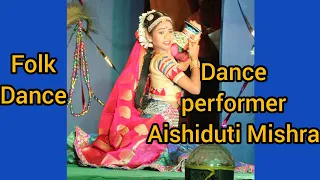 "Basanta Utsav-2021"Folk Dance"Dance Performer_Agni Bina Nrity Manjori Students -Aishiduti Mishra"