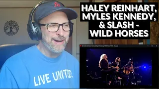 HALEY REINHART, SLASH, & MYLES KENNEDY - WILD HORSES - Reaction