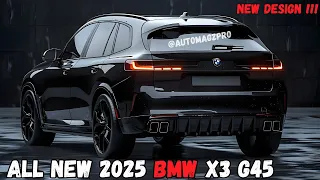 OFFICIAL!! 2025 BMW X3 G45: Your Dream SUV Now a Reality!