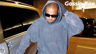 Kanye West gets mobbed by paparazzi & fans arriving for dinner @ Craig's Restaurant