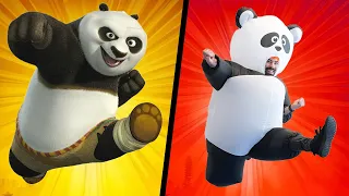 Trying Stunts From Kung Fu Panda IN REAL LIFE