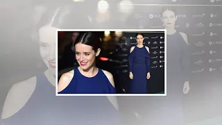 Claire foy is a picture of elegance at breathe premiere