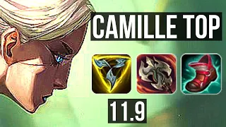 CAMILLE vs POPPY (TOP) | 8/1/12, 500+ games, Legendary | EUW Master | v11.9