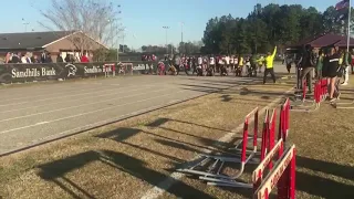 Dude gets dusted on track
