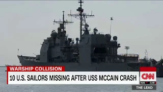 US sailors missing after US Navy collision