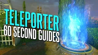 60 Second Guides | ALPHA OMEGA TELEPORTER GUIDE! (ALL LOCATIONS | BLACK OPS 4 ZOMBIES)