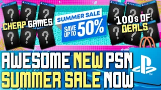 AWESOME NEW PSN SUMMER SALE LIVE RIGHT NOW - HUNDREDS OF PS4 GAME DEALS!