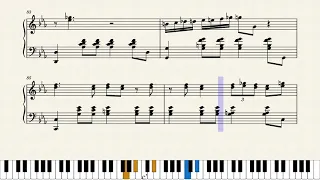 "Jazzy Note Block" Solo Piano Cover Sheet Music