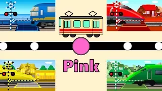 Learn colors for children with train | animated train cartoon