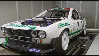 Fontys Minor Motorsport Engineering Project: Alfa Romeo GTV6 -Testrun on dyno into the rev. limiter