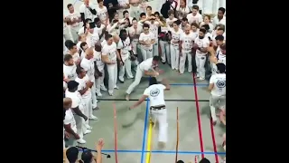 Capoeira troca de corda pesado