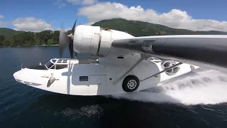 Canso Catalina PBY C-FUAW 11024 Water Takeoff