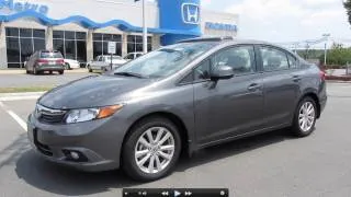 2012 Honda Civic EX-L Start Up, Engine, and In Depth Tour