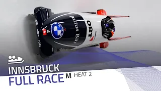 Innsbruck | BMW IBSF World Cup 2020/2021 - 2-Man Bobsleigh Race 2 (Heat 2) | IBSF Official