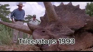 Evolution of T. rex Brachiosaurus triceratops￼￼