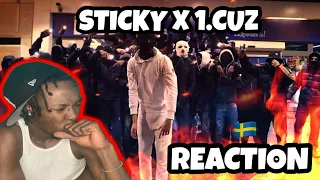 AMERICAN REACTS TO SWEDISH DRILL RAP! Sticky, 1.Cuz - Sticky Situation (ENGLISH SUBTITLES