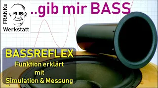 #Bassreflex #Lautsprecher BASSWUNDER Bassreflex erklärt --- Funktion | Simulation | Messung