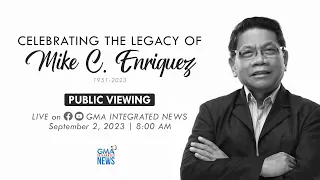 LIVESTREAM: Celebrating the legacy of Mike Enriquez - Replay